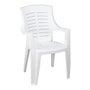 Ipae Progarden Chaise empilable Talia blanc dossier haut 55 x 60 x 91 cm Tal050bi