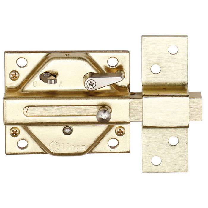LINCE Cerrojo 2940 S/Cilindro Latonado LINCE Cerrojo 2940 S/Cilindro Latonado