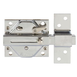 Serrure de sécurité Lince 2930 HC B-50MM, finition chromée, avec cylindre et clé