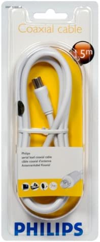 Câble Coaxial Antenne TV Philips SWV2516W/10 Cuivre 1,5 m