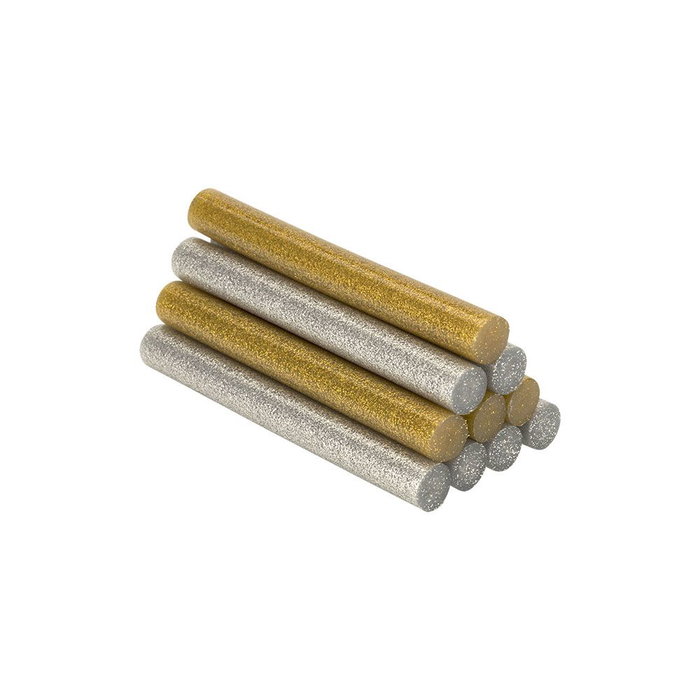 Bâtons de colle thermofusible Salki 430206 Argenté Doré Paillettes Décoration Ø 12 x 95 mm 125 g (12 Unités) Bâtons de colle thermofusible Salki 430206 Argenté Doré Paillettes Décoration Ø 12 x 95 mm 125 g (12 Unités)