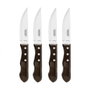 Tramontina Couteaux de rôti jumbo Polywood castaño, 4 pièces