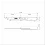 Tramontina Couteaux de rôti jumbo Polywood castaño, 4 pièces