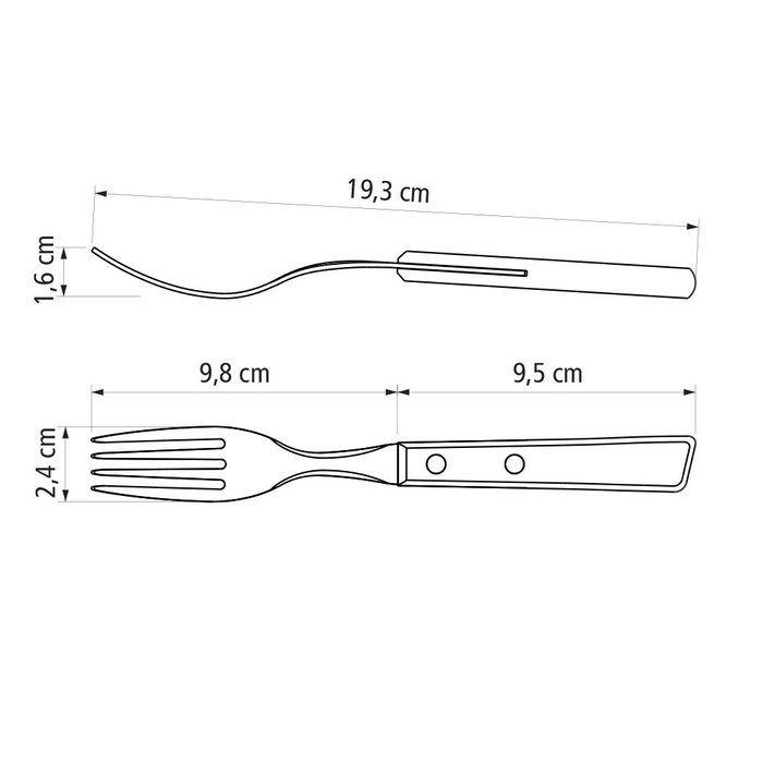 Tramontina Jeu pour barbecue traditionnel 12 pièces Tramontina Jeu pour barbecue traditionnel 12 pièces
