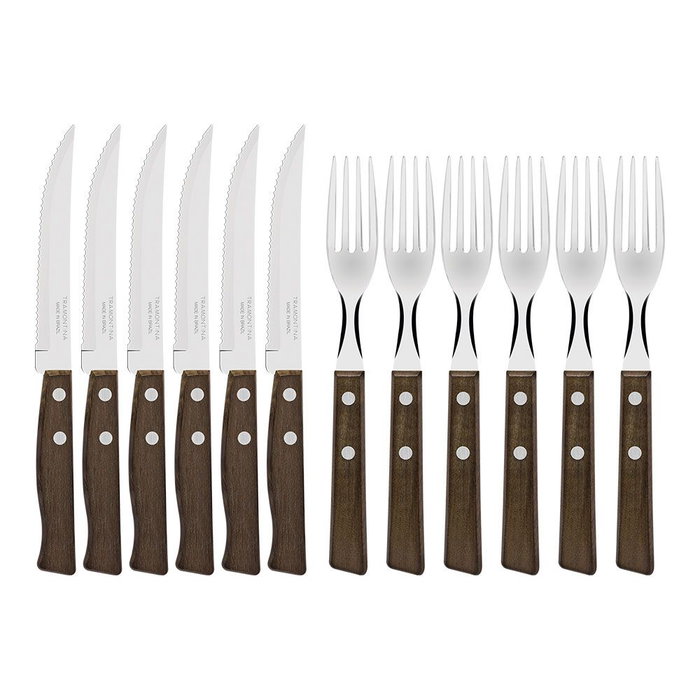 Tramontina Jeu pour barbecue traditionnel 12 pièces Tramontina Jeu pour barbecue traditionnel 12 pièces