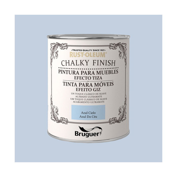 Peinture Bruguer Rust-oleum Chalky Finish 5397549 Meubles Bleu ciel 750 ml