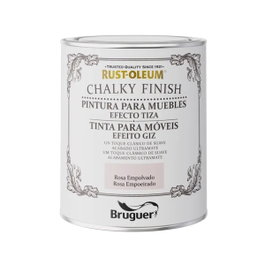 Bruguer Rust-oleum chalky finish peinture meubles rose poudré 750 ml