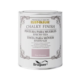 Bruguer Rust-oleum Chalky Finish Peinture pour meubles Rosa Mosqueta 750 ml