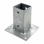Faura Ancrage métallique carré 7 x 7 cm M10