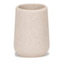 Andrea House Porte-brosses à dents en polirésine beige arenisca Ø 7,5 x 10,5 cm