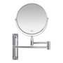 Andrea House Miroir extensible chromé double face 1x/5x grossissement 21,5-39 cm pour salle de bain