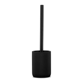 Andrea House Escobillero WC Résine Noir Mat Ø9,5 x 36 cm