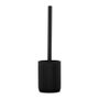 Andrea House Escobillero WC Résine Noir Mat Ø9,5 x 36 cm