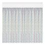 Acudam Rideau pour porte extérieure Multicolore argenté 90 x 210 cm