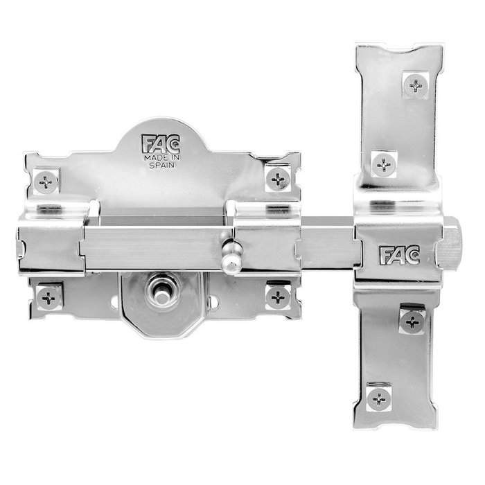 Serrure de sécurité Fac 101-r/105 nickel Acier 50 mm 105 mm Serrure de sécurité Fac 101-r/105 nickel Acier 50 mm 105 mm