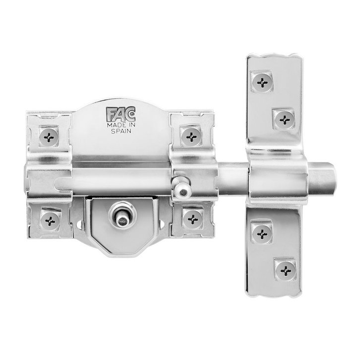 Serrure de sécurité Fac 300-r/80 nickel Acier 40 mm 80 mm Serrure de sécurité Fac 300-r/80 nickel Acier 40 mm 80 mm