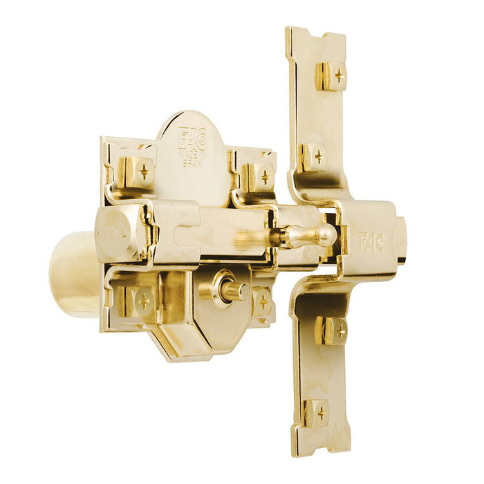 Serrure de sécurité Fac 301-rp/80 Doré Acier 50 mm 80 mm Serrure de sécurité Fac 301-rp/80 Doré Acier 50 mm 80 mm