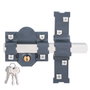 Fac Seguridad Serrure de sécurité Fac 201-l/80 Acier Gris foncé 50 mm 80 mm