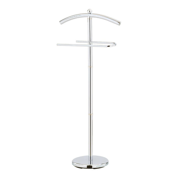 Mondex Portant métallique chromé 43 x 28 x 109 cm pour vêtements, charge max 4 kg Mondex Portant métallique chromé 43 x 28 x 109 cm pour vêtements, charge max 4 kg