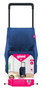 GIMI/ARGO 169292 - Carro de la compra bleu de 42 litres avec système à 2 roues, asa de enganche et bolsa impermeable extraíble