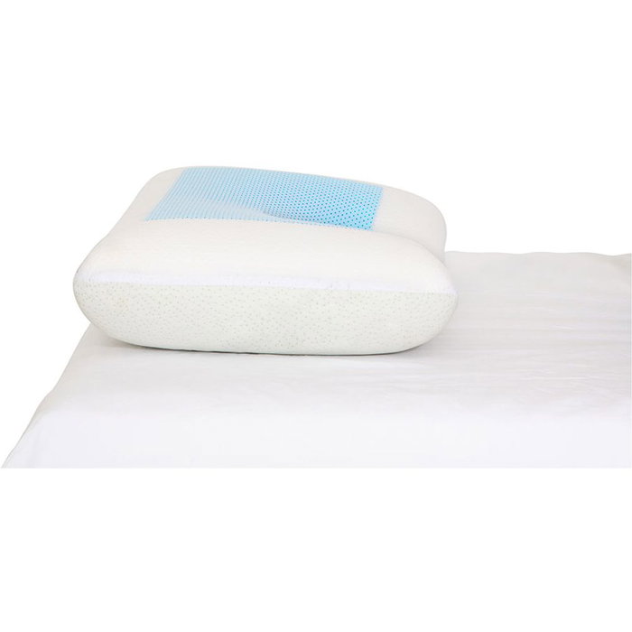 5Five Oreiller ergonomique avec gel rafraîchissant 50 x 30 x 12 cm