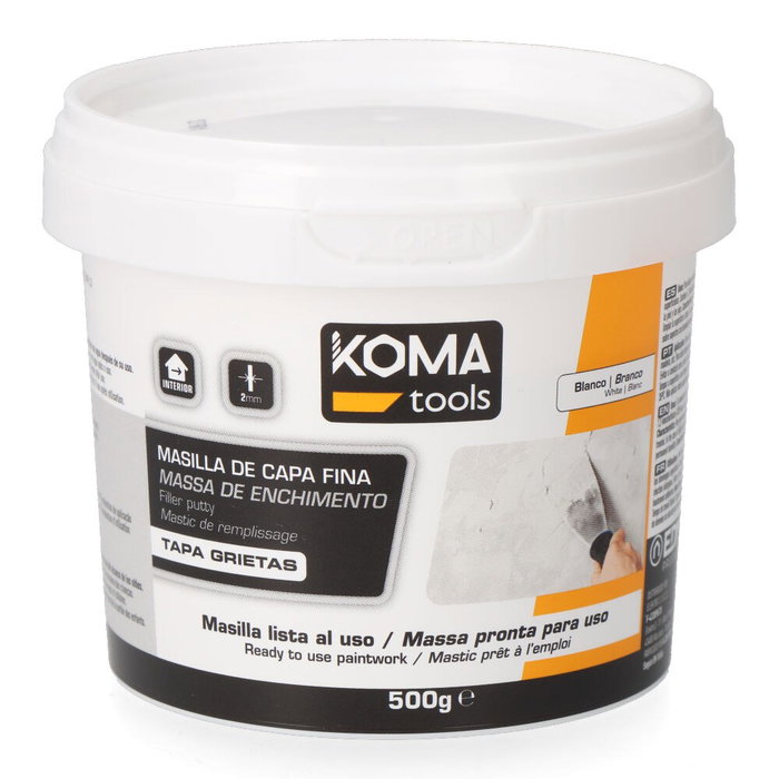 Koma Tools Masilla de capa fina lista al uso 500 g Koma Tools Masilla de capa fina lista al uso 500 g