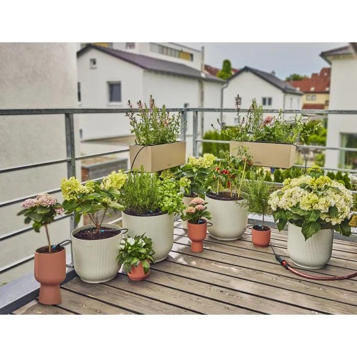 Gardena 13401-20 Kit d'initiation pour balcon jusqu'à 15 plantes avec tuyaux goutteurs 241x84x249 mm