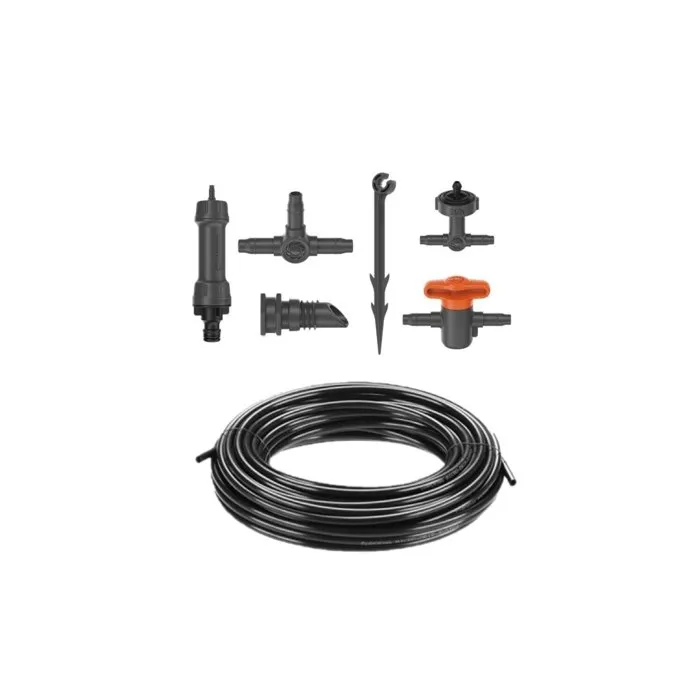 Gardena 13401-20 Kit d'initiation pour balcon jusqu'à 15 plantes avec tuyaux goutteurs 241x84x249 mm