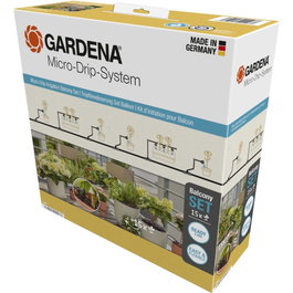 Gardena Kit d'initiation pour balcon - jusqu'à 15 plantes - 13401-20