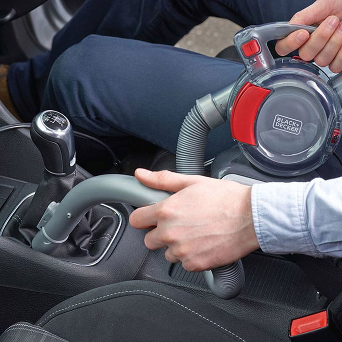 Black+Decker PD1200AV Dustbuster Flexi Auto - Aspirateur à main 12V Cyclonique