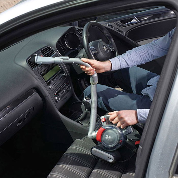Black+Decker PD1200AV Dustbuster Flexi Auto - Aspirateur à main 12V Cyclonique