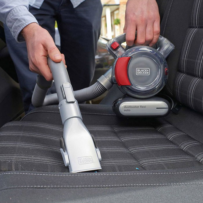 Black+Decker PD1200AV Dustbuster Flexi Auto - Aspirateur à main 12V Cyclonique