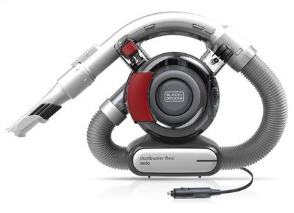 Black+Decker Aspirateur de voiture 12V PD-1200-AV - Technologie cyclonique, avec moteur dans le filtre, flexible intégré 5 m et double fonction