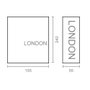 Coffre-fort en forme de livre Micel CFC08 M13403 Londres