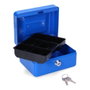 Micel M13391 Coffre-fort CFC09 152x118x80mm Bleu Acier avec Bandeja