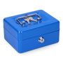 Micel M13391 Coffre-fort CFC09 152x118x80mm Bleu Acier avec Bandeja