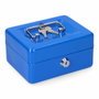 Micel Boîte de sécurité CFC09 Bleu Acier 15,2 x 11,8 x 8 cm