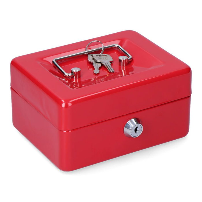 Micel M13392 Coffre-fort CFC09 152x118x80mm Rouge Acier avec Bandeja et Poignée Micel M13392 Coffre-fort CFC09 152x118x80mm Rouge Acier avec Bandeja et Poignée