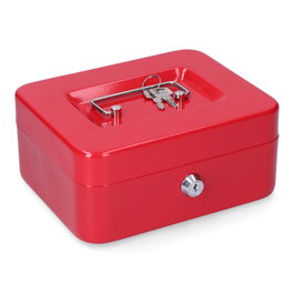 Micel CFC09 Coffre-fort Rouge Acier 200x160x90 mm avec Bandeja et Poignée M13395