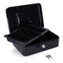 Micel cfc09 Coffre-fort 250x180x90mm Noir Acier avec Bandeau et Poignée