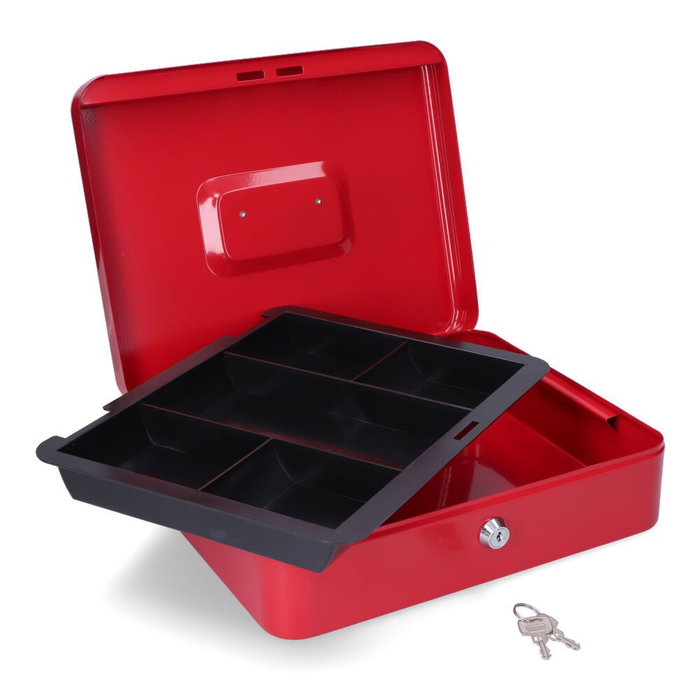 Micel M13401 Coffre-fort CFC09 300x240x90mm Rouge Acier