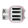 Smeg Grille-pain 4 Tranches Style Années 50 Rose TSF03PKEU