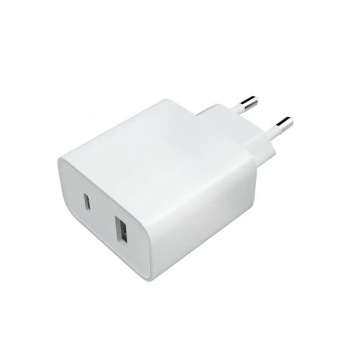 Xiaomi Mi Dual USB Chargeur mural 33W Quick Charge 4+ USB-A USB-C Blanc Xiaomi Mi Dual USB Chargeur mural 33W Quick Charge 4+ USB-A USB-C Blanc