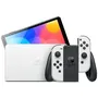 Nintendo Switch - Modèle OLED Blanc - Console portable et sur TV avec écran OLED 7 pouces, support inclinable, station d'accueil LAN, 64 Go et audio amélioré