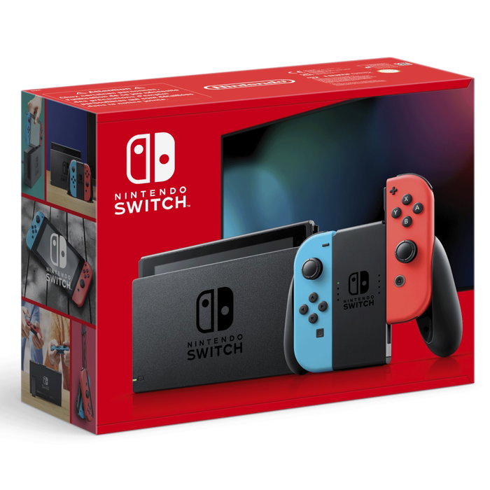 Nintendo Switch Bleu Néon & Rouge Néon