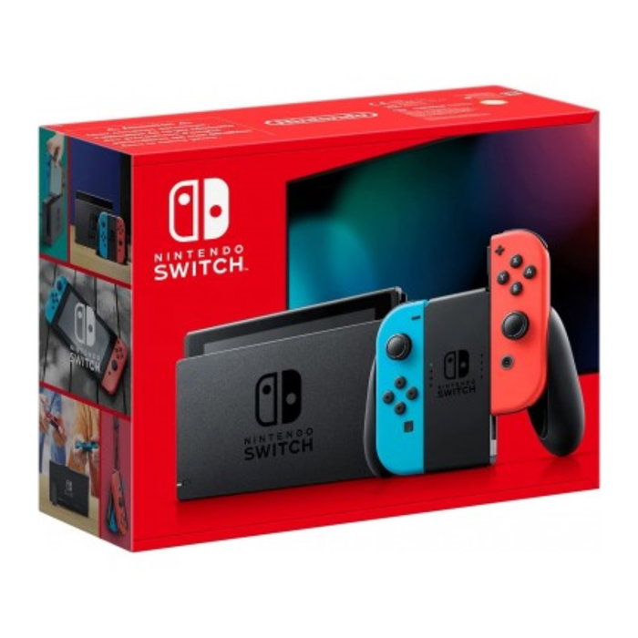 Nintendo Switch Emblématique | Néon Bleu & Rouge avec 32 Go Nintendo Switch Emblématique | Néon Bleu & Rouge avec 32 Go