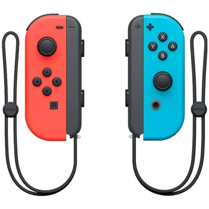 Nintendo Switch - Console de Jeux Vidéo Portable et TV - Modèle Bleu Néon & Rouge Néon - Transformable, Polyvalente, Pour Jouer N'importe Où