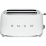 Smeg TSF02WHEU Grille-pain blanc style années 50