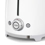 Smeg Toaster TSF02WHEU Blanc - 2 Tranches, Rétro, Acier Inoxydable