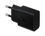 Samsung - Adaptateur secteur 15W, chargeur mural USB-C, noir - Pour téléphone et tablette